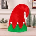 thumbnail image 1 of SDJMa Christmas Hat Christmas Elf Hat Colorful Funny Hats with Bells Christmas Holiday Party Hats for Adults Unisex Xmas Santa Hats for Christmas Party Kids Teens Adults, 1 of 6