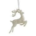 thumbnail image 1 of SDJMa Christmas Reindeer Ornament, Glitter Silver Deer Hanging Ornaments for Xmas Tree Car Backpack Home Holiday Party Decorations, 1 of 7