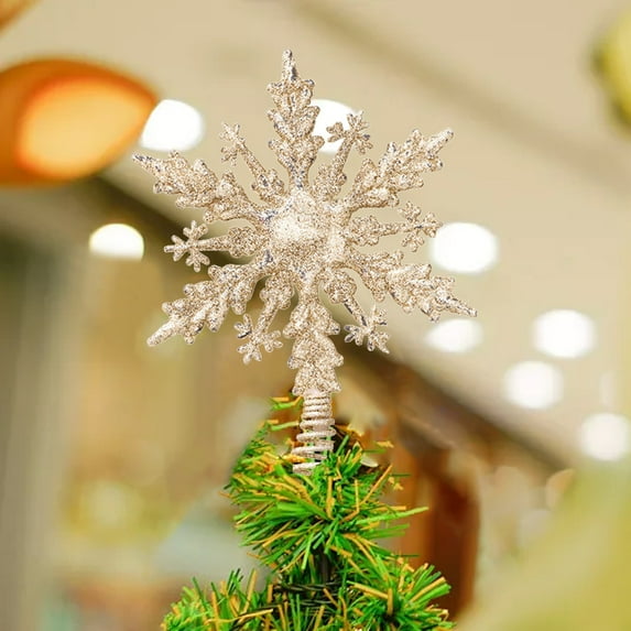 SDJMa Christmas Tree Topper Star,Christmas Decorations Xmas Tree Star for Christmas Tree Ornament