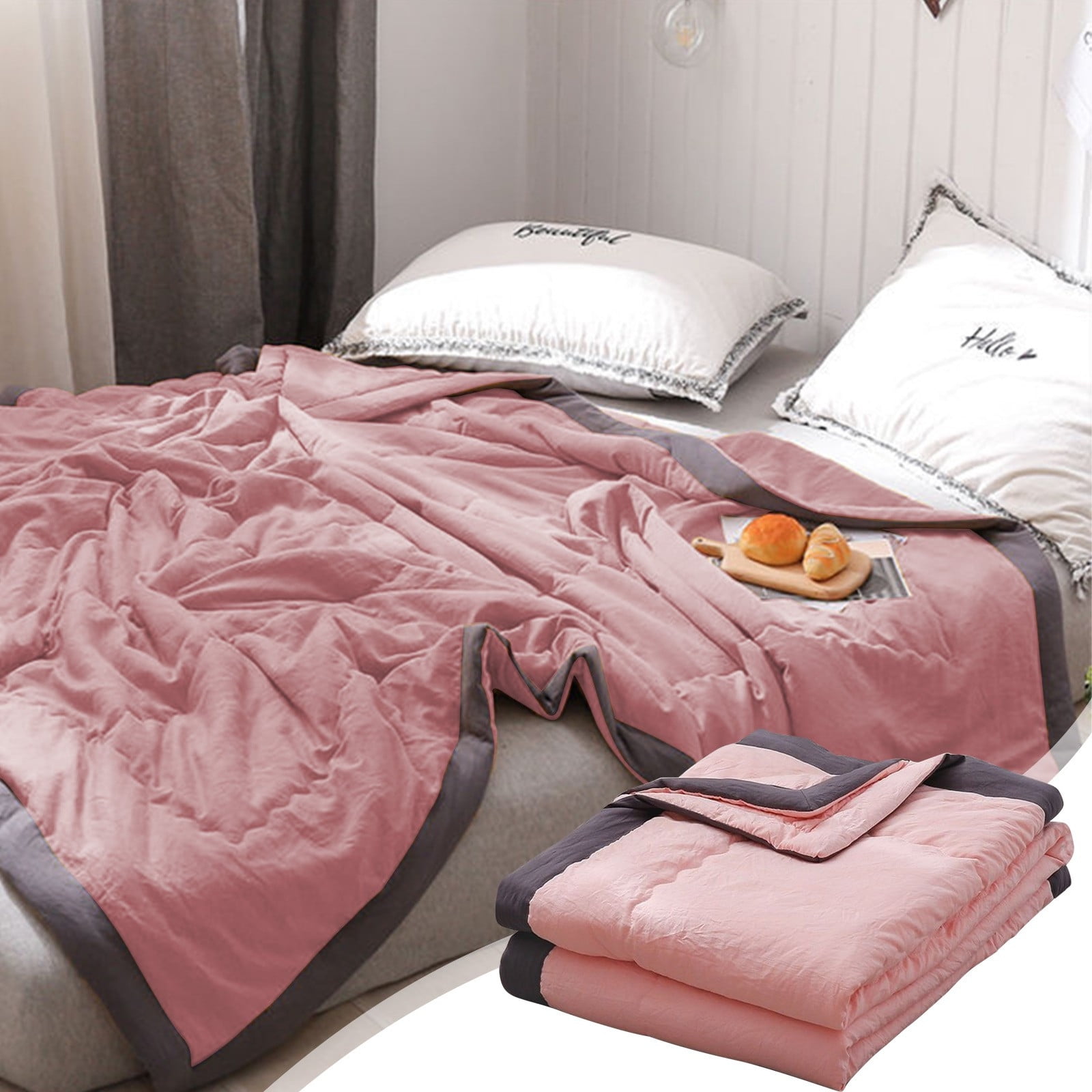 SDJMa Cooling Blankets for Hot Sleepers Summer Blanket for Lightweight Cooling Blankets Absorbs