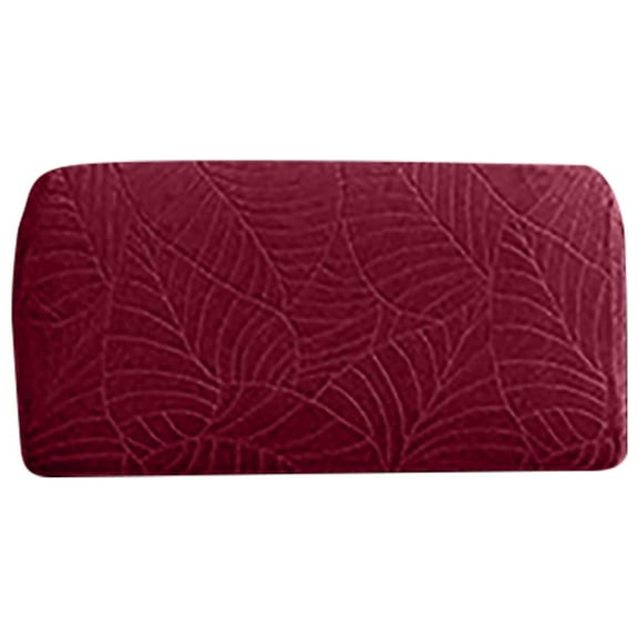 SDJMa Couch Backrest Cushion Cover Back Cushion Slipcover Stretch Sofa Back Cushion Cover for Living Room Spandex Jacquard Couch Back Covers for Kids Pets (Red, Rectangle)