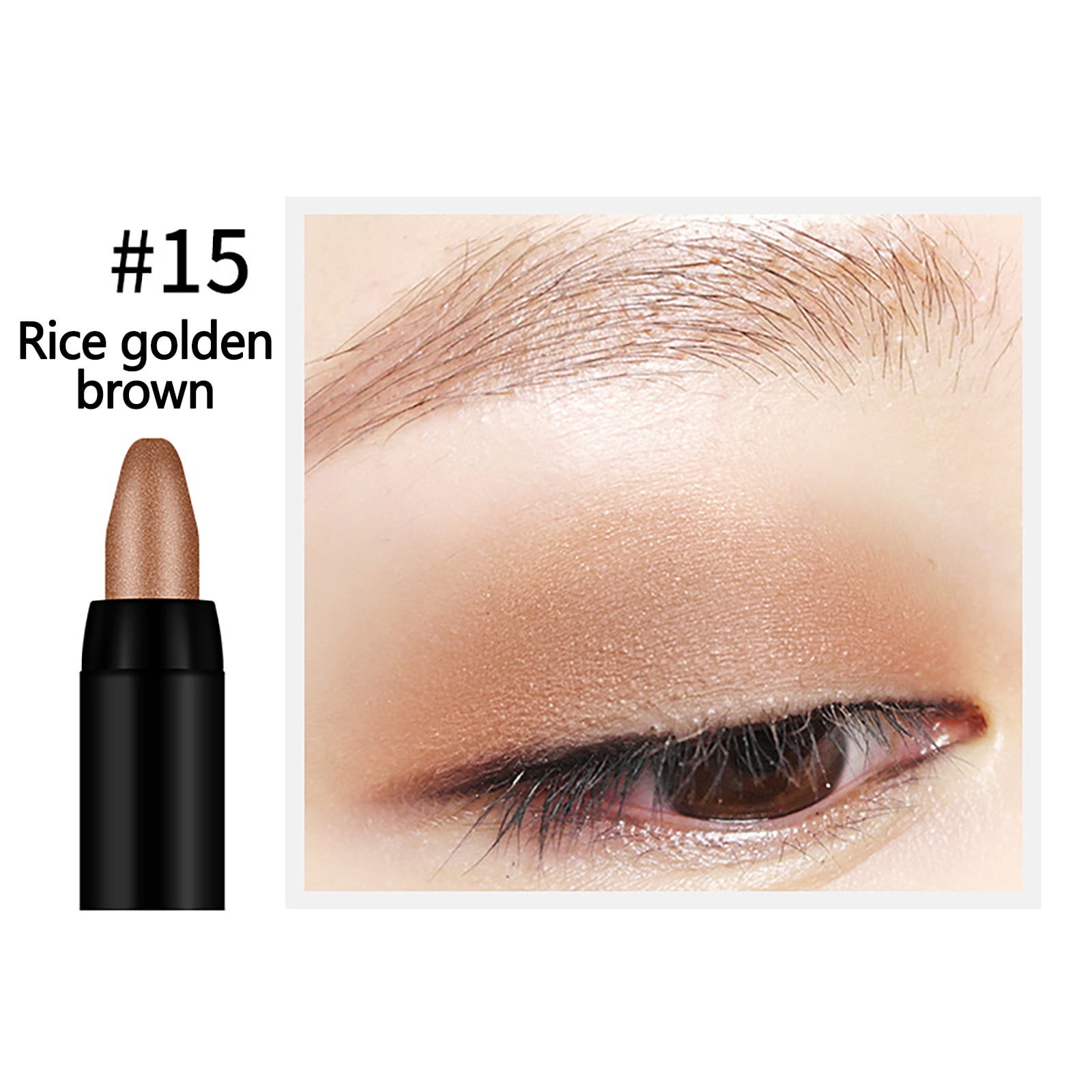 SDJMa Cream Eyeshadow Sticks - Rice golden brown Waterproof Shimmer ...