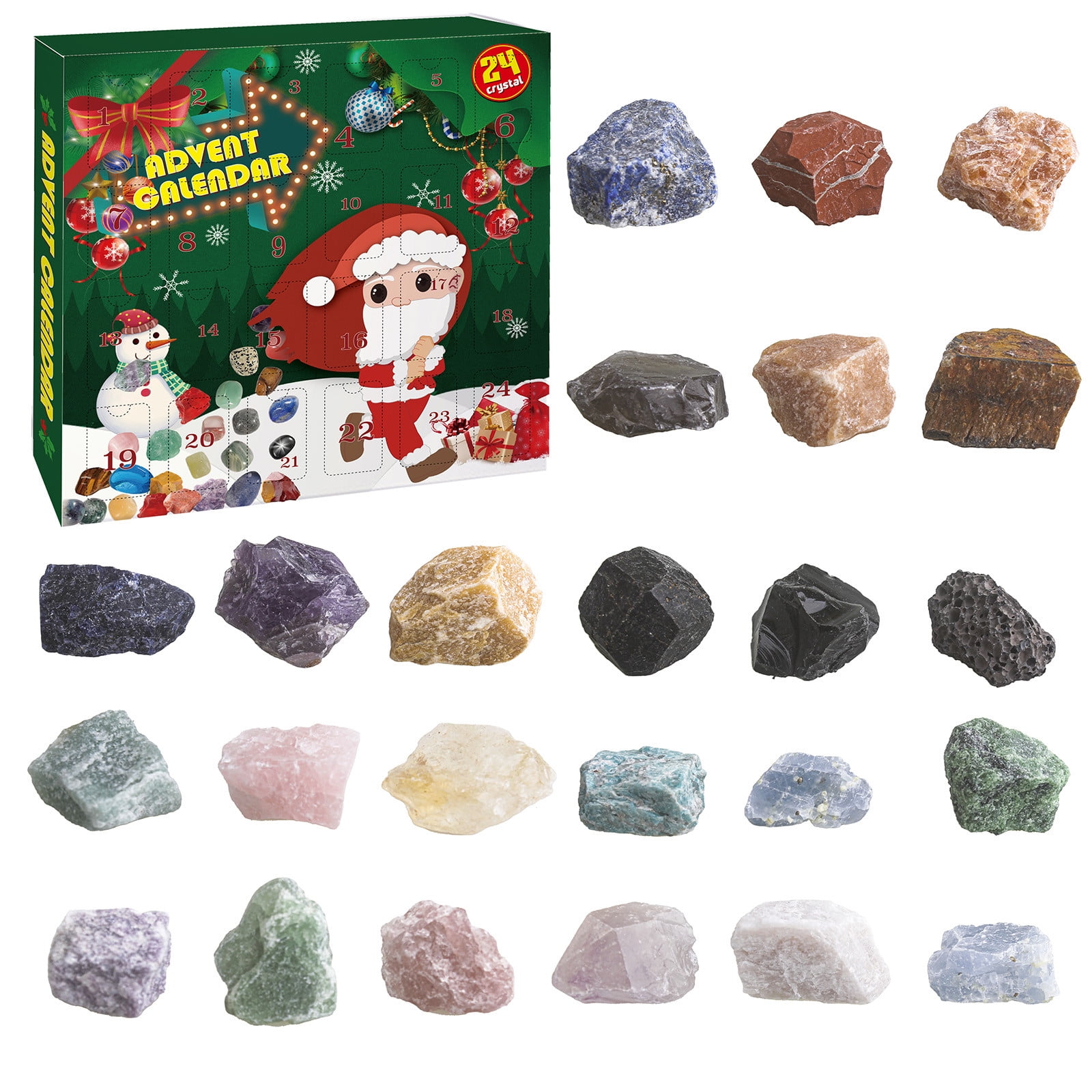 SDJMa Crystal Advent Calendar 2025 for Kids 24 Days Christmas