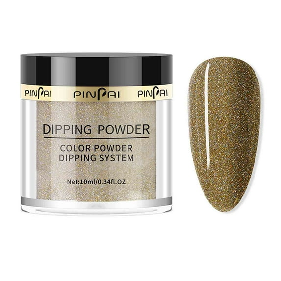 SDJMa Dip Powder Nail Starter - 11 Colors Clear Nudes Pink Brown Gray Glitter - All Season Dipping Powder Liquid for Nail Art DIY Salon Gift - 10ml