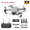 thumbnail image 1 of SDJMa Drones with Camera for Adults Foldable RC Quadcopter E88 Drone with 4K HD Double Camera Mini Drone for Kids Gifts, WiFi FPV Live Video, Altitude Hold, One Key Take Off/Landing, 3D Flip, 1 of 9