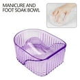 thumbnail image 1 of SDJMa Ergonomic Nail Soaking Bowl - Cuticle Softener & Manicure Prep | Home & Salon Use, 95g (Purple), 1 of 5