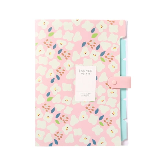 SDJMa Expanding File Folders 12.8"x9.4", 6 Pockets Accordion File Folder with Button Closure, Waterproof A4 and Letter Size Paper Document Organizer Folders for School Office