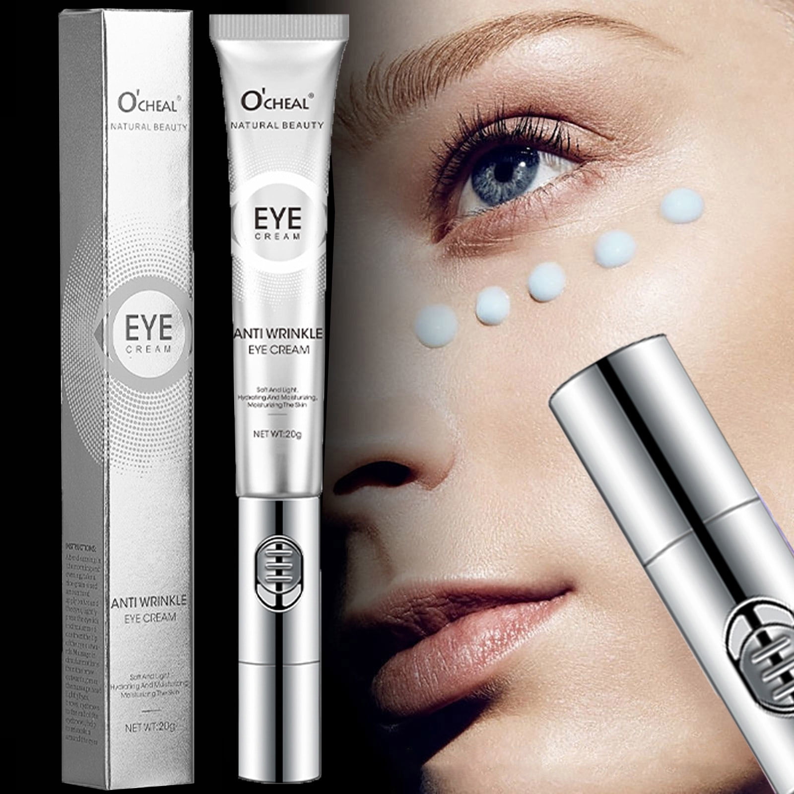 SDJMa Eye Serum Eye Moisturizer, Deep Hydration Eye Serum Under