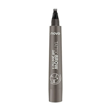 SDJMa Eyebrow Pencil, 4 Tip Microblading Eyebrow Pen, Last All-Day, Four-pronged Long-lasting Water Eyebrow Pencil Liquid Eyebrow Pencil (D)
