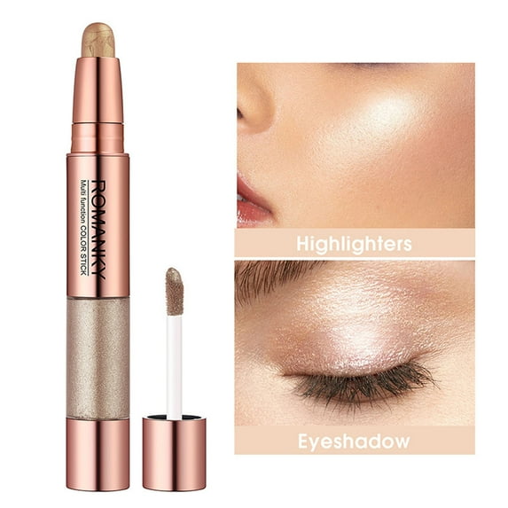 SDJMa Eyeshadow Multi-Stick, Moisturizing, Multi-Purpose Highlighter Eyeshadow Stick Set Nourishing Velvety Cream-to-Powder Buildable & Blendable Formula, Cruelty-Free & Vegan(D)