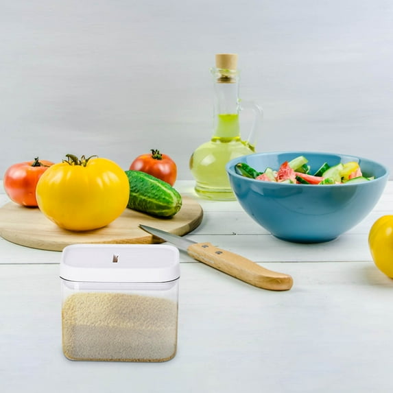 SDJMa Food Storage Containers 0.5L /17.5oz, BPA Free Plastic Airtight Food Storage Containers for Flour, Sugar, Baking Supplies, Kitchen & Pantry Containers Clearance 2022