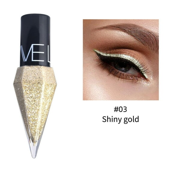 SDJMa Glitter Liquid Eyeliner Pen, Metallic Waterproof, Long-Lasting Colorful Eye Liner with Sparkle Effect, for Party & Daily Makeup (C)