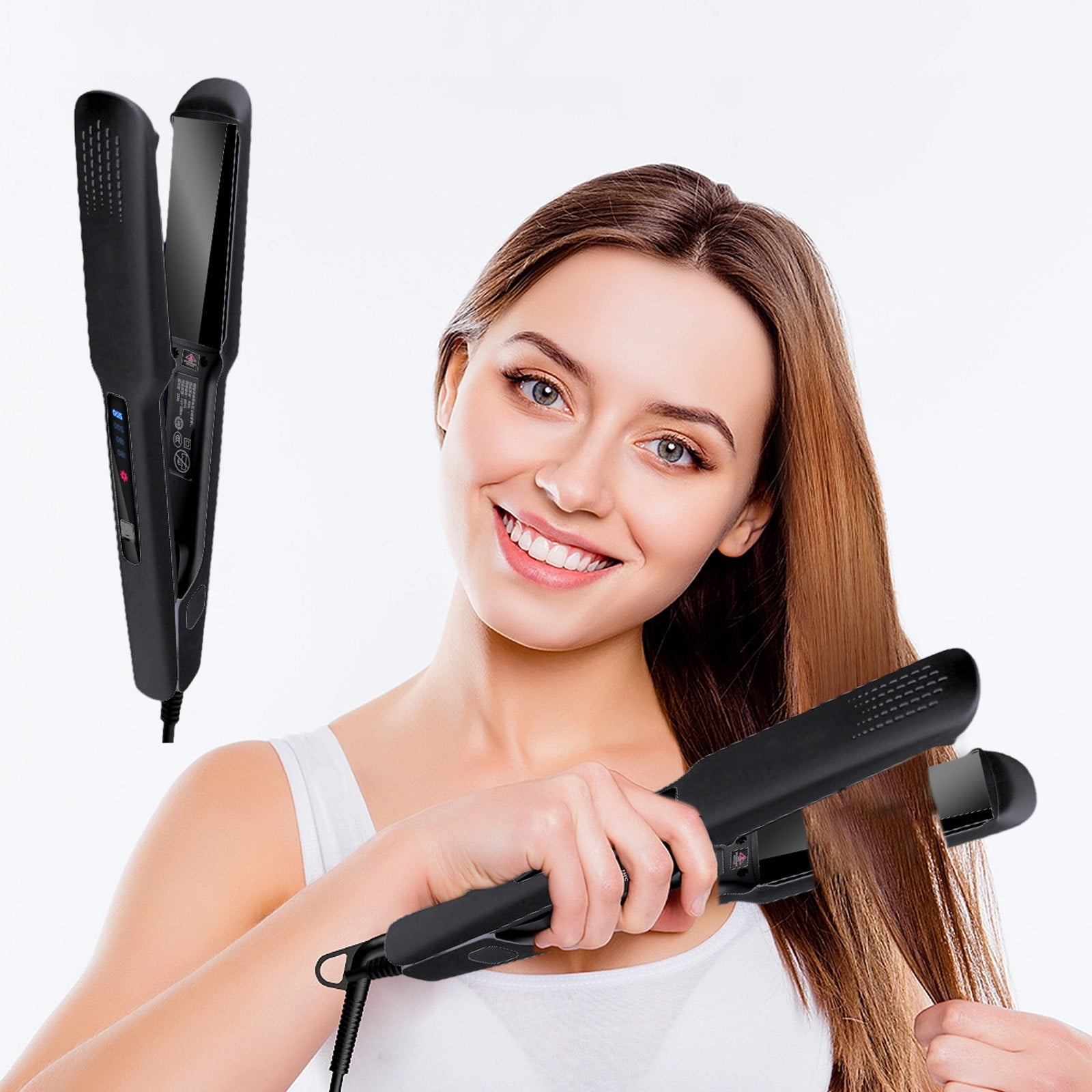 how to curl hair with mini flat iron