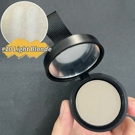 SDJMa Hairline Shadow Powder for High Forehead, Waterproof Contouring Powder with Applicator, Natural Finish for Everyday Use, Light Blonde