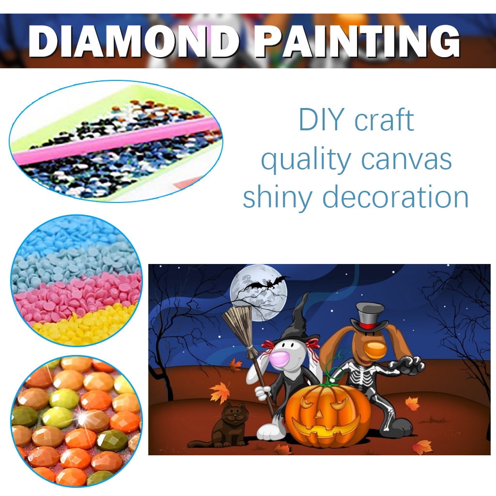 Horror Movie Halloween 30*40cm(canvas) full round drill diamond painting