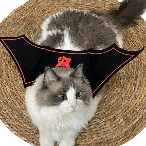 SDJMa Halloween Pet Costume Bat Wings for Halloween Small Dogs Cat Kitten Puppy Party Accessory