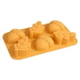 thumbnail image 1 of SDJMa Halloween Pumpkin Chocolate Mold, 3D Autumn Harvest Theme Pumpkin Silicone Mould Thanksgiving Pumpkin Cake Pan Fall Soap Molds for Muffin Pudding Mousse Candy Cupcake Jelly Baking Home Decor, 1 of 5