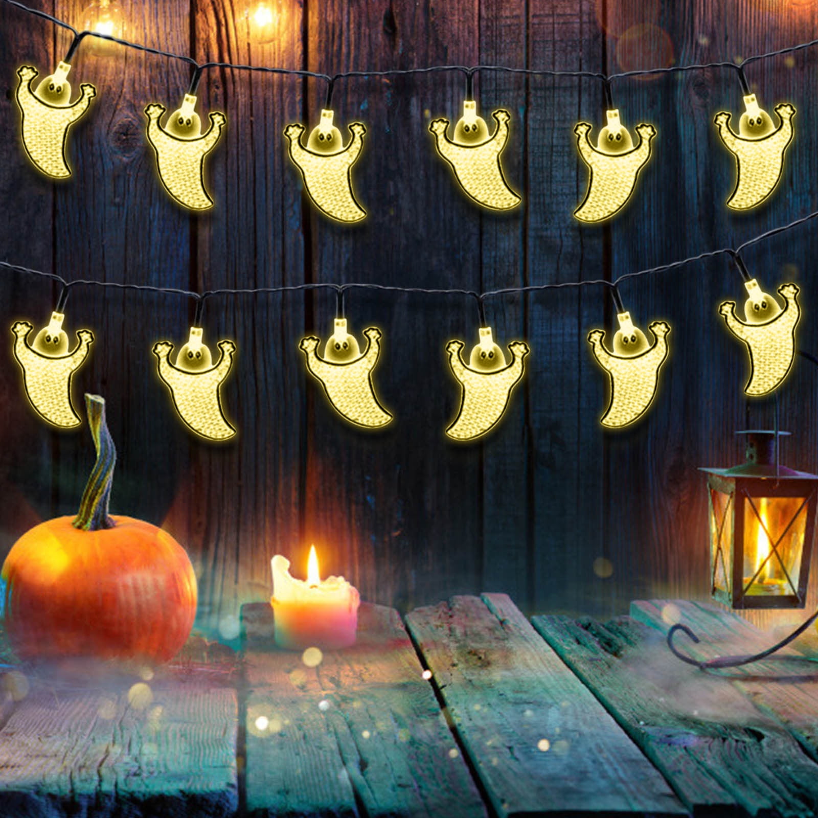 SDJMa Halloween String Lights Halloween Decorations, Set of 30 LEDs 9.