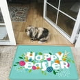 thumbnail image 1 of SDJMa Happy Easter Door Mat, Non-Slip Washable Easter Bunny Rabbit Chick Egg Welcome Mat, Easter Entryway Rugs for Indoor Outdoor Front Porch Patio Entrance Spring Easter Home Decoration, 24" x 16", 1 of 8