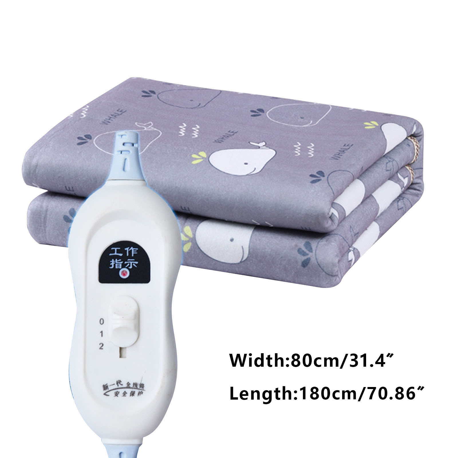 SDJMa Heated Mattress Pad, Electric Mattress Cover with 3 Heat Settings, Heating Bed Toppers Bed