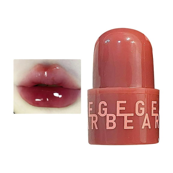 SDJMa Hezhuang Lip Jelly,Hezhuang Jelly Lip Gloss,Tinted Hydrating Lip Gloss,12 Hours Long Lasting Jelly Texture,Moisturizing Lip Oil Gloss Lip,Cruelty Free(E)