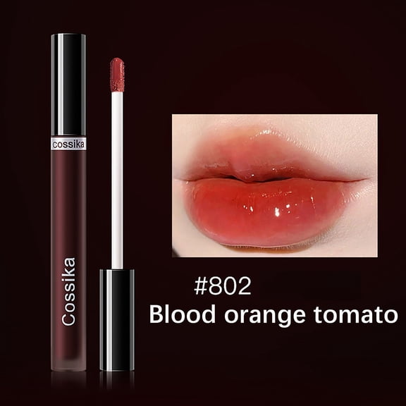 SDJMa Hydrating Plumping Gloss Lip Gloss Moisturizing Sweet Lip Glaze - #802 Blood orange tomato