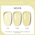 thumbnail image 1 of SDJMa Jelly Gel Nail Polish, Jelly Nude Yellow Gel Polish, Crystal Transparent Gel Polish Nail Art Varnish Manicure Collection Gift, 1 of 3