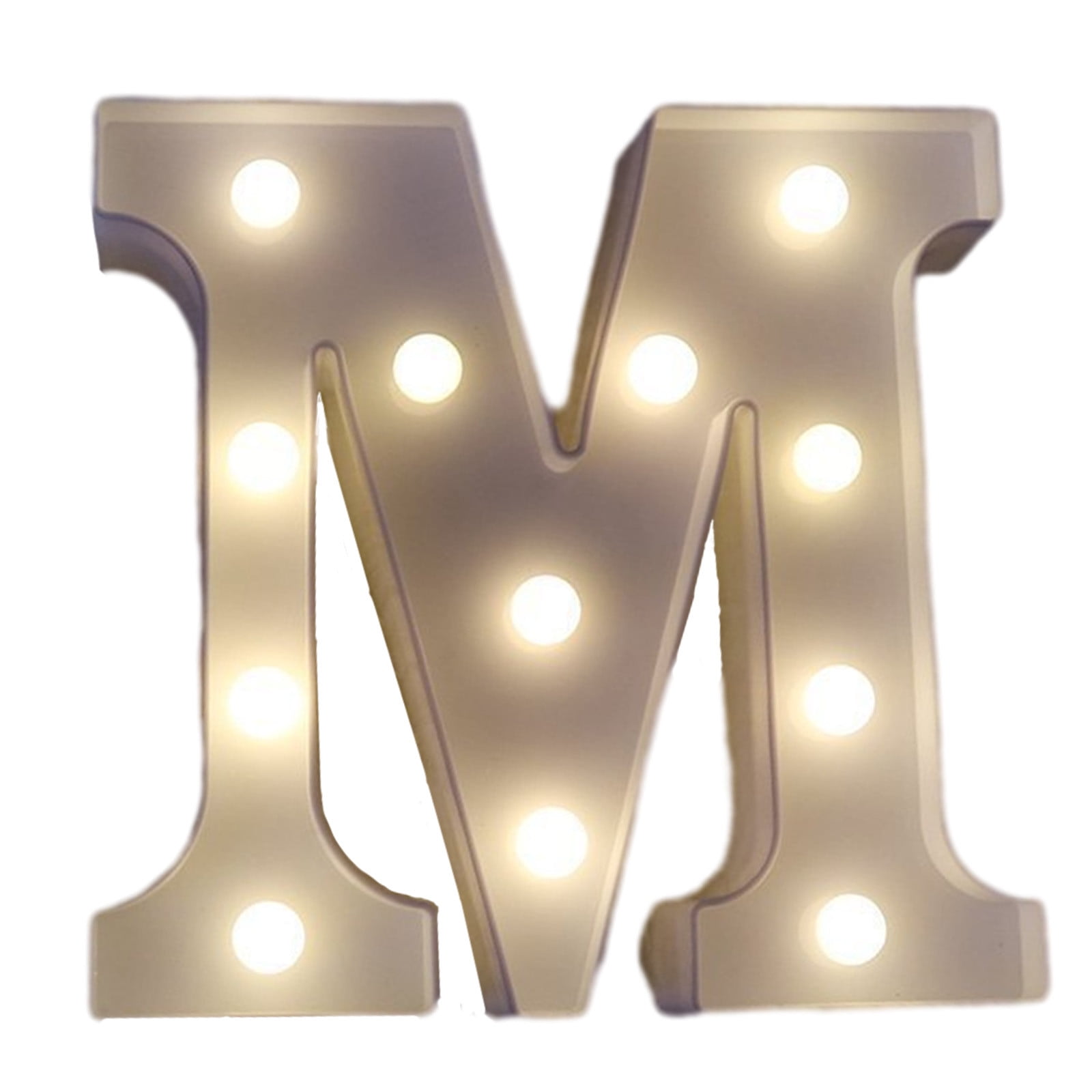 SDJMa LED Marquee Letter Lights Sign M 26 Alphabet Light Up Letters ...