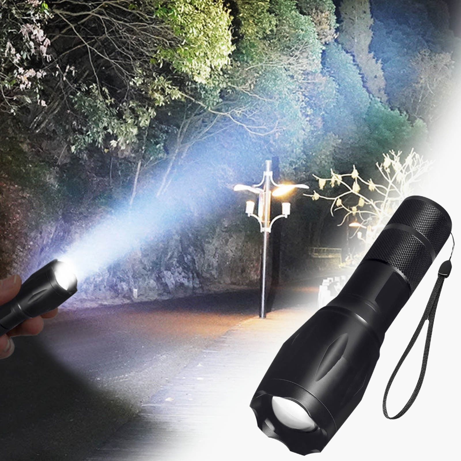 SDJMa LED Mini Flashlight, 800 Lumens Bright Small Handheld Pocket