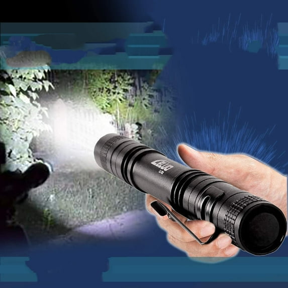 SDJMa LED Pocket Flashlight with Clip, Waterproof Flashlight, 150LM, Super Bright LED, Pocket-Size Small LED Flashlight for Hiking, Camping, Emergency