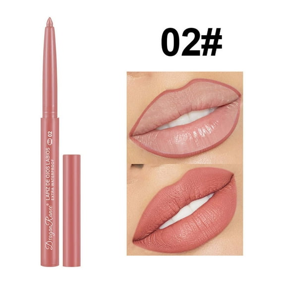 SDJMa Lip Liner Perfect Pout Matte Retractable Gel Lip Liner Pencil,Waterproof Long Wear Lip Gloss Make up Gift (B)