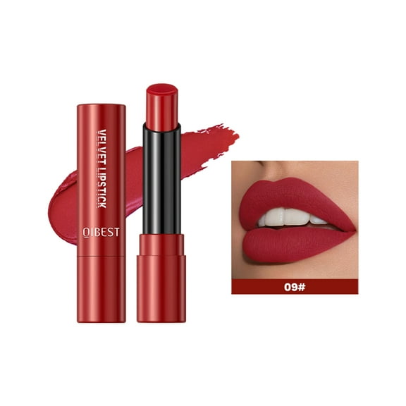 SDJMa Lipstick,Non Stick Cup Matte Lipstick Waterproof, Smudge-proof, Matte Color, Creamy Formula For Soft, Fuller-Looking Lips(I)