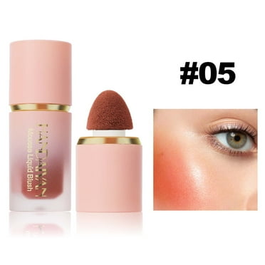SDJMa Liquid Blush Lightweight Liquid Blush for Cheeks, Weightless Watercolor Sheer Finish 6.5ml(E)