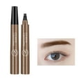 thumbnail image 1 of SDJMa Liquid Eyebrow Pen, Microblading Eye Brow Pencil with 4 Micro Tip, Waterproof Brow Pen Filler Creates Natural Brow Makeup, Long-lasting (dark brown), 1 of 2