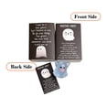 thumbnail image 1 of SDJMa Luminous Halloween Mini Positive Ghost Figurine, Glow in Dark Miniature Ghost Resin Statue with Positive Box for Halloween Basket Stuffer Home Office Table Decor, 1.1x0.9 inch, 1 Pc, 1 of 5