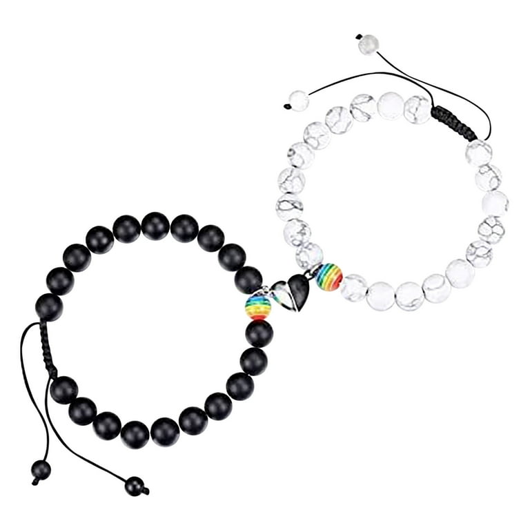SDJMa Magnetic Couple Bracelet Set Friendship Couple Long Distance
