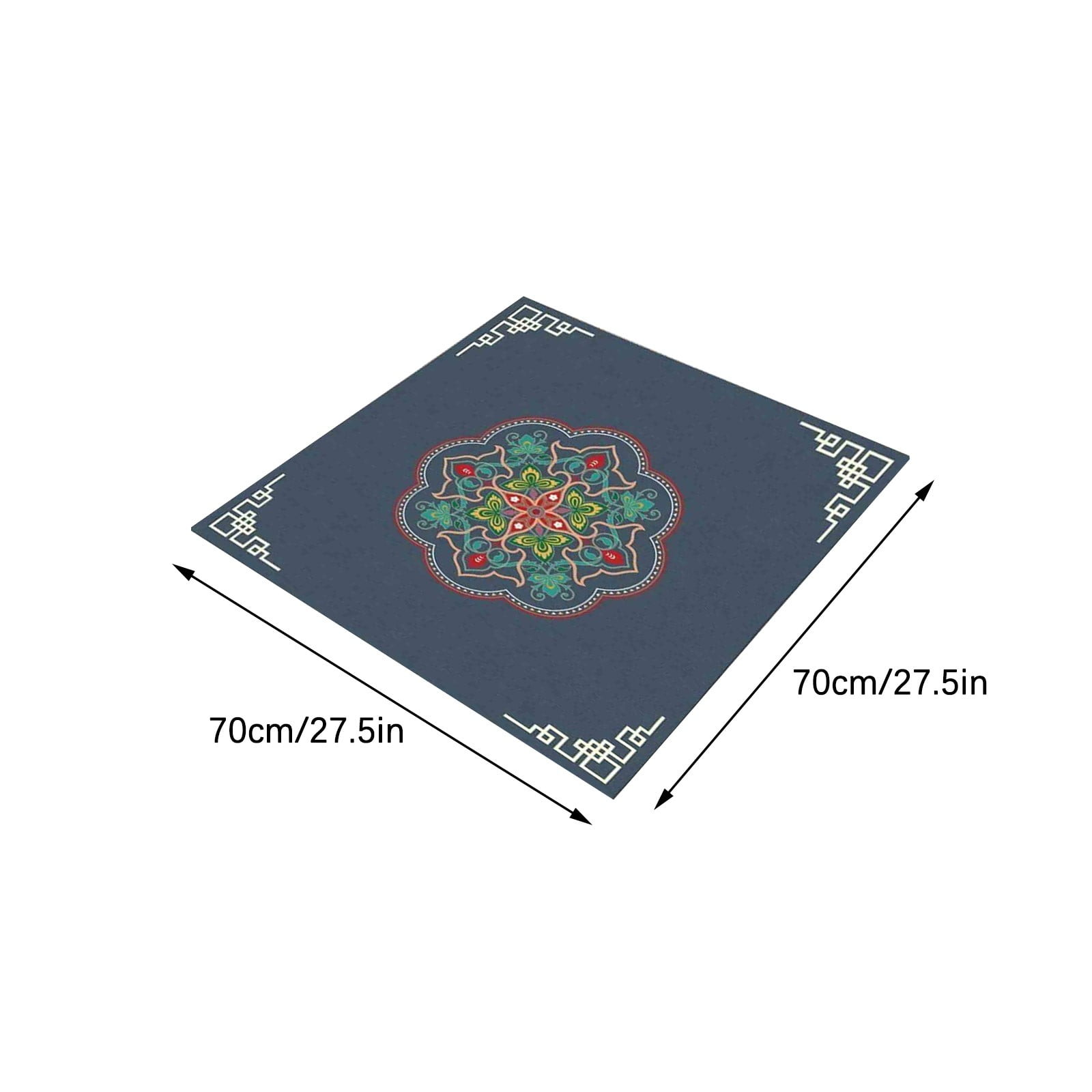 mahjongset, Vierkante Suède Mahjong Mat, Anti Slip Ruisonderdrukking