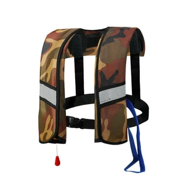 SDJMa Automatic Inflatable Life Jacket for Women Men, Adjustable Life Jacket Vest for Fishing Kayaking Surfing Paddling Swimming