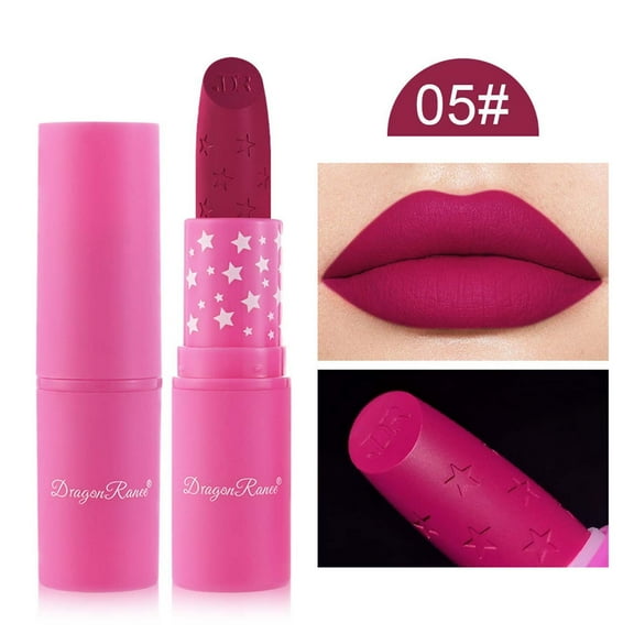 SDJMa Matt Matte Velvet Lipstick,Lip Makeup, Matte Finish, Hydrating Lipstick, Long Lasting Full Coverage for a Nourishing Pout, Cruelty-Free & Vegan(E)