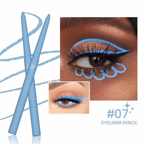 SDJMa Matte Eyeliner Pencil, Waterproof, Smudge-Proof, Creamy & Easy to Apply, Multi-Functional Eyeshadow (G)