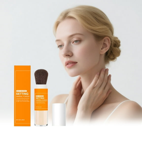 SDJMa Matte Setting & Oil Control Loose Powder, Lightweight, Pore Blurring, Long-Lasting Makeup Finish for Oily Skin