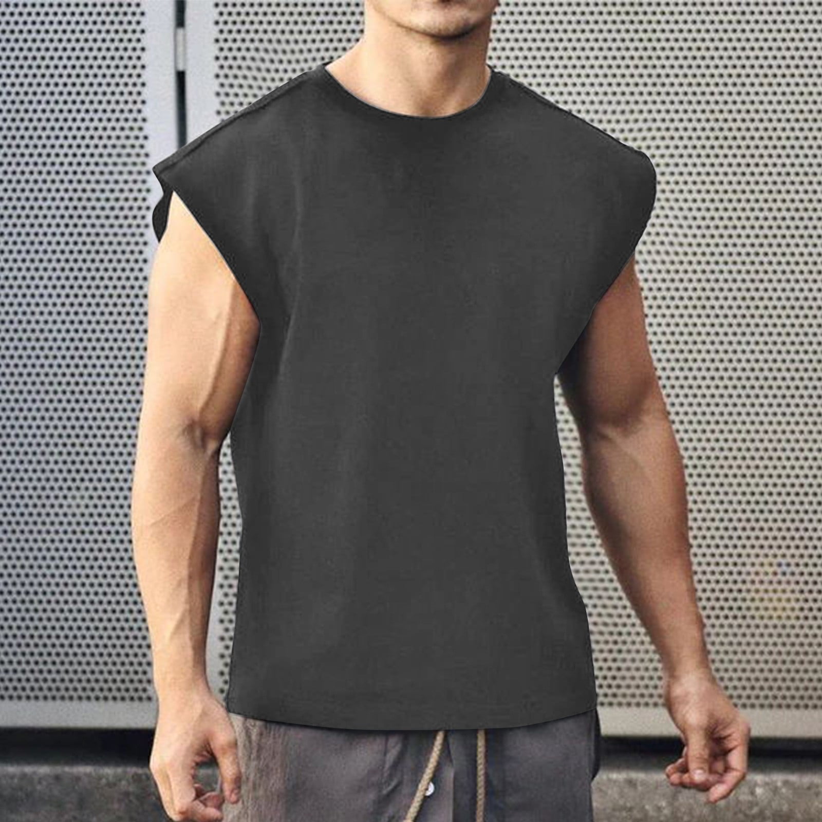 Herrnalise Mens Compression Tank Top Slimming Body Men's Summer Fashion ...