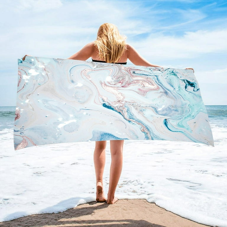 This Oversized Beach Towel That Dries Quickly Is on Sale