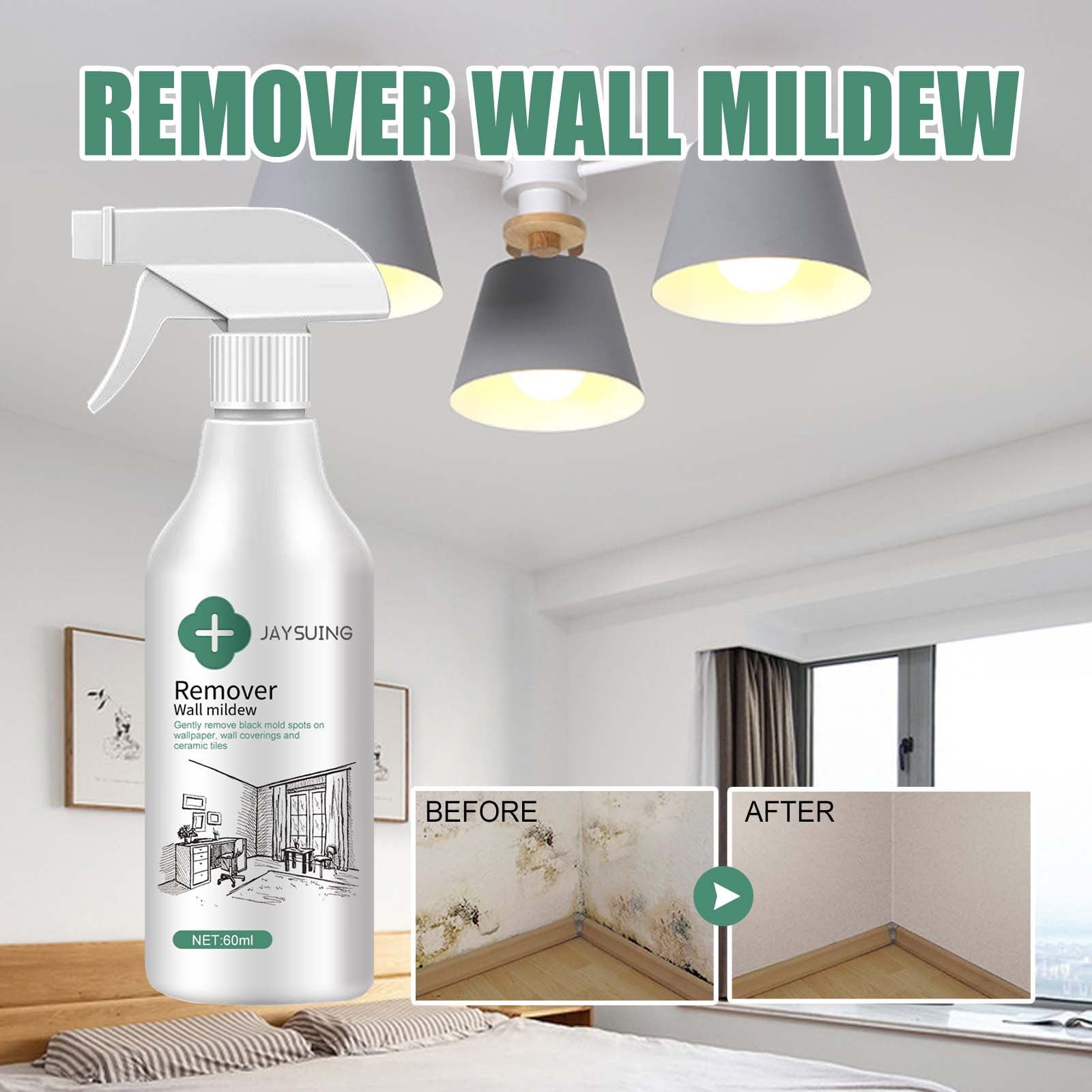 SDJMa Mildew Cleaner Foam,Mold Cleaner, for Tub/tilex/wall/bathroom