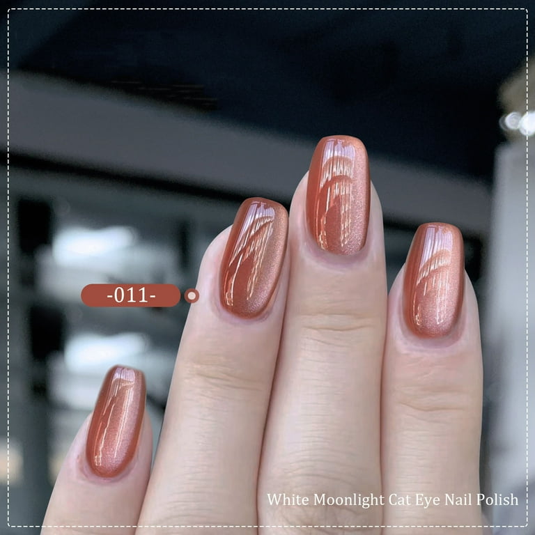 ANNUUM×MOONLIT Gleam silk magnet gold SDJMa Moonlight Cat Eye Gel Nail Polish 8ml Silk Magnetic Nail