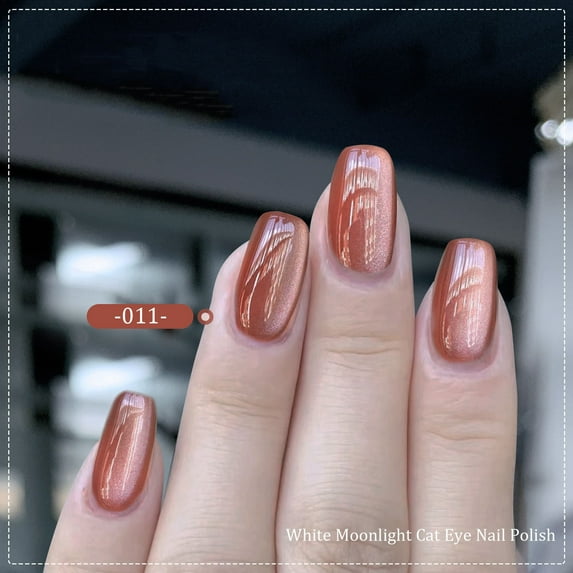 SDJMa Moonlight Cat Eye Gel Nail Polish 8ml Silk Magnetic Nail Polish Gel Glass Gel Polish Nail Art Manicure Salon Home DIY #011