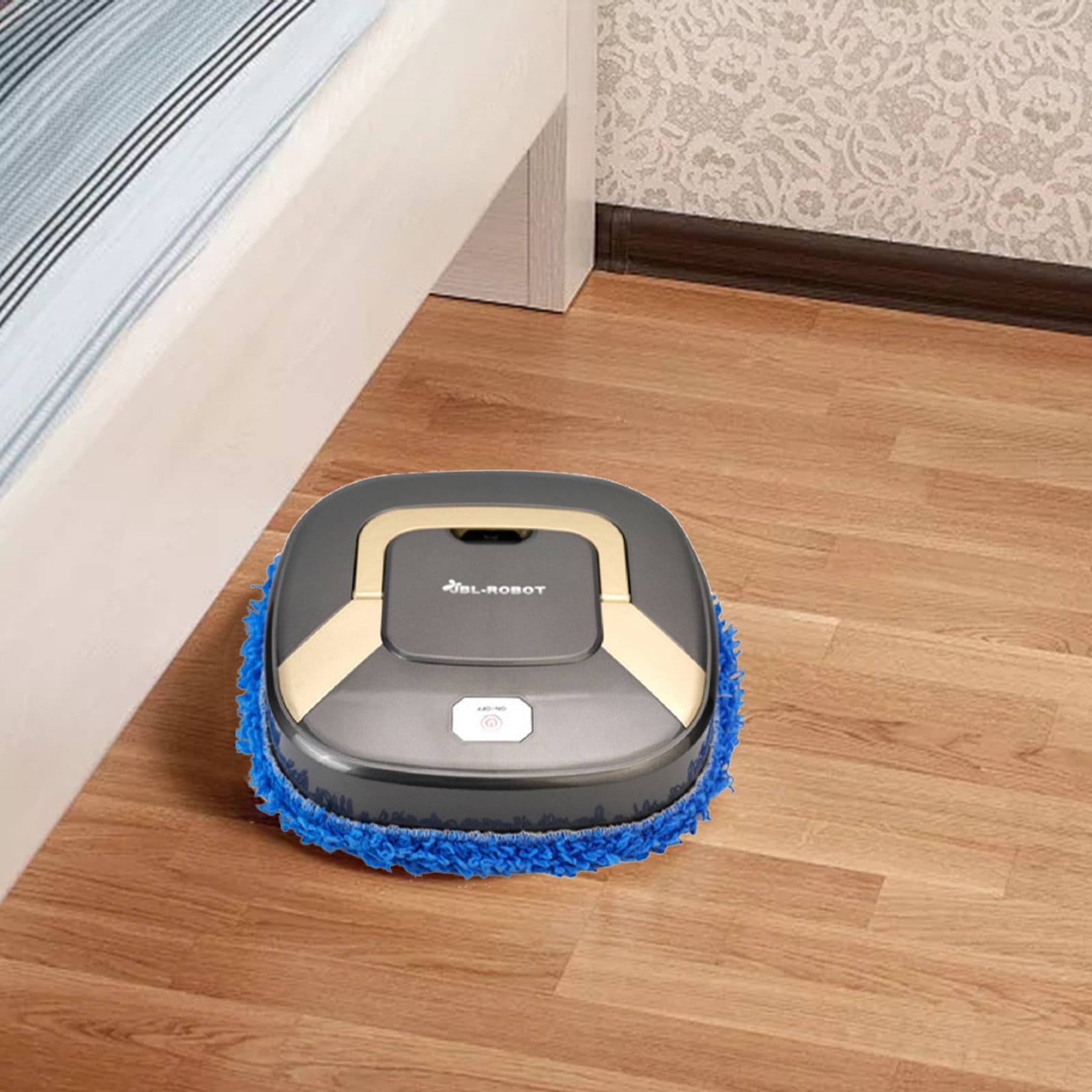 SDJMa Mopping Robot Cleaner with 2 Wiping Cloth, 3in1 Intelligent