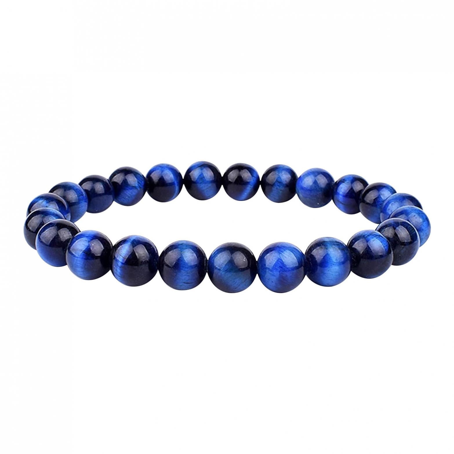 Men's natural healing shop stone stretch bracelet