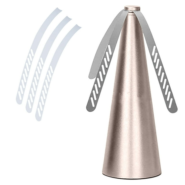 SDJMa Outdoor Fly Repellent Fan, Outside or Inside Table use, Fly Spinner with 3 Holographic Blades + 3 Replacemaent Blades, for Picnic Patio Home, Battery Operated, Tabletop