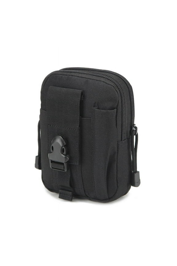 SDJMa Outdoor Sports Waist Bag Military Fan Waist Bag 6 Inch, Small Belt Pouches Sling Chest Daypack Shoulder Bag Gear Duty Pack for Outdoor Hunting Vest Backpack